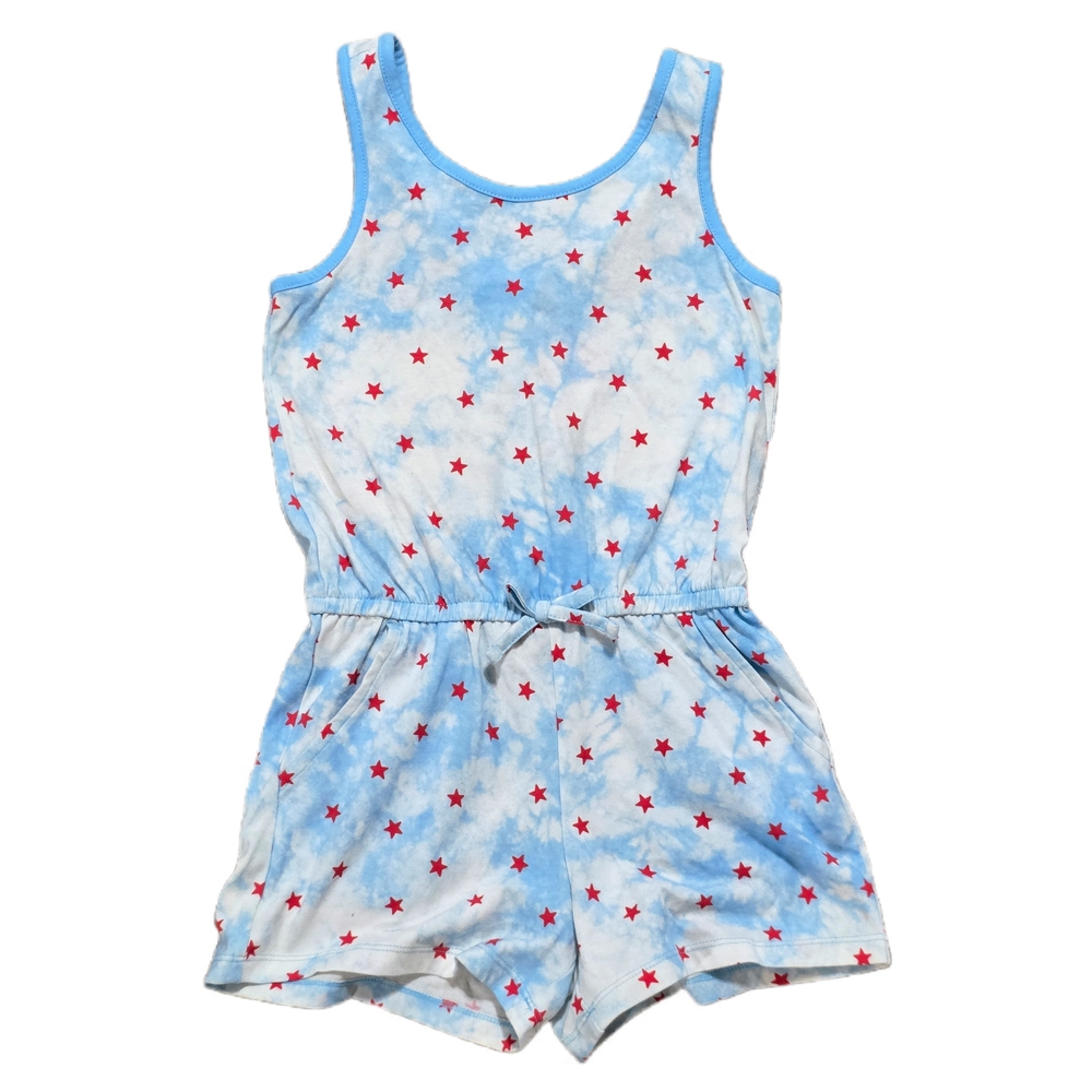 Cat & Jack - Blue and Red Star Girl's Romper